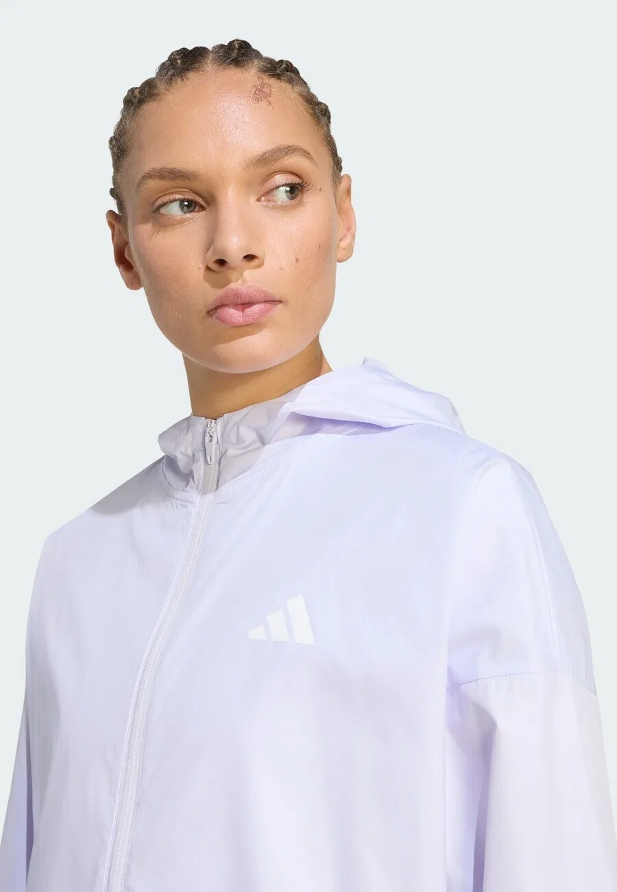 Тренировочная куртка ADIDAS PERFORMANCE 'Hyperglam' пастельно-фиолетового цвета — фото 4