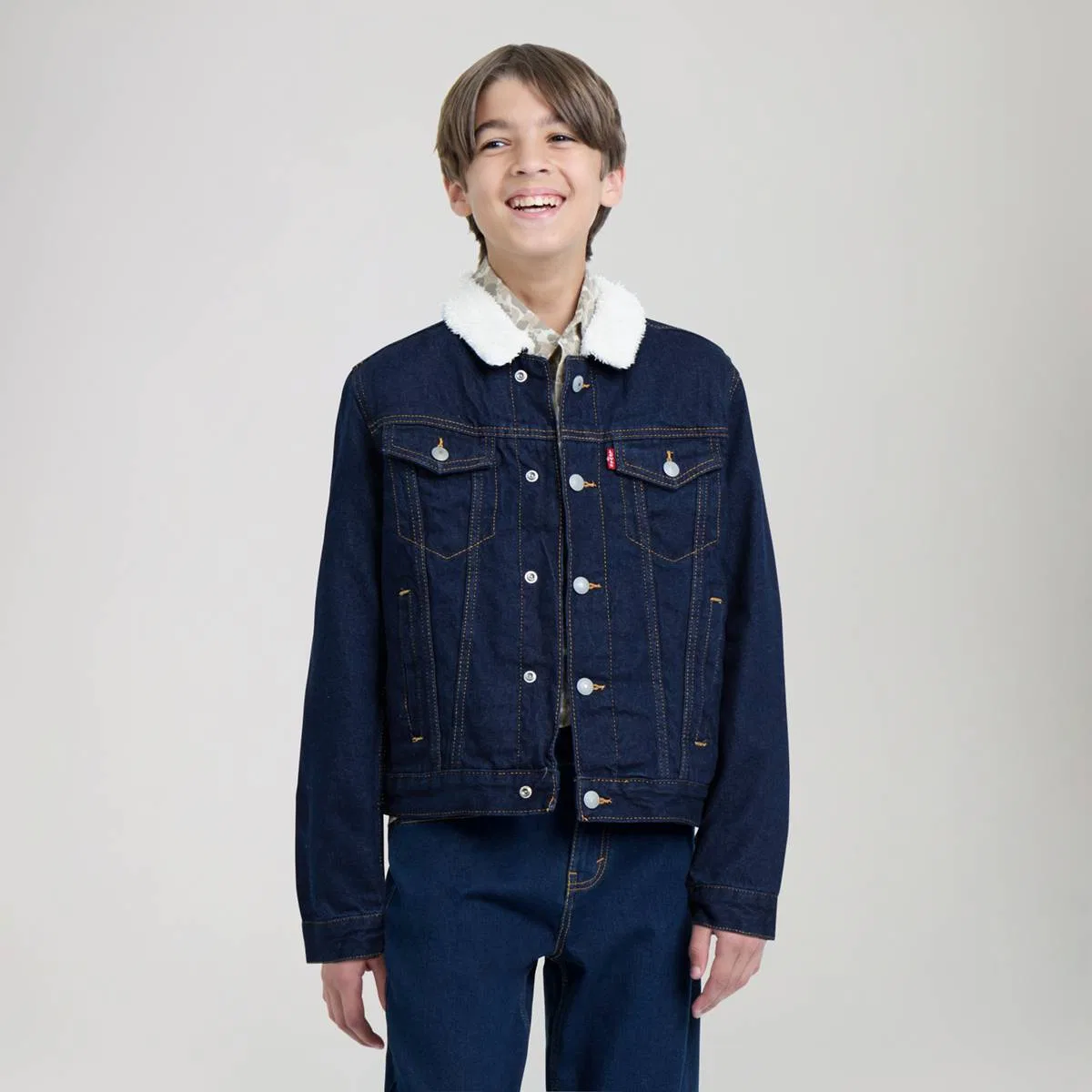 Куртка-Тракер Sherpa для мальчиков 8-20 лет Levi's, Pearson — фото 2