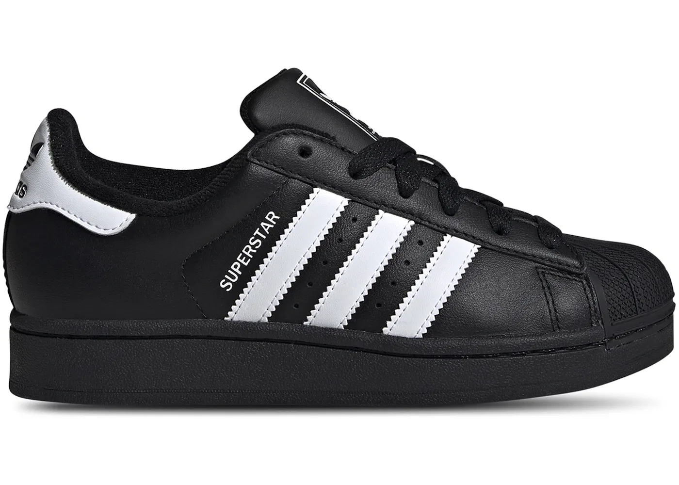 Детские кроссовки с классическим дизайном Adidas Superstar II, Core Black/Cloud White/Core Black