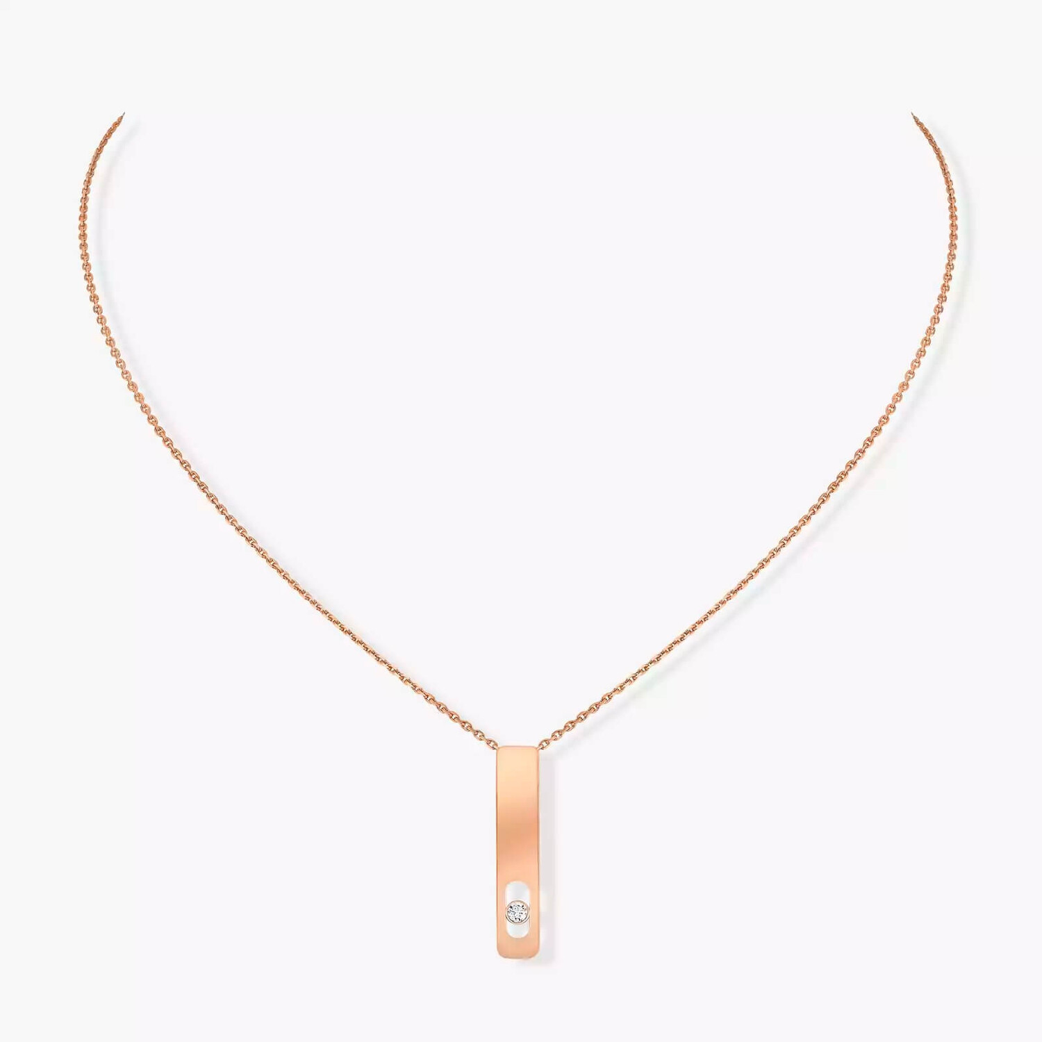 

Колье Messika My First Diamond, розовое золото/бриллианты