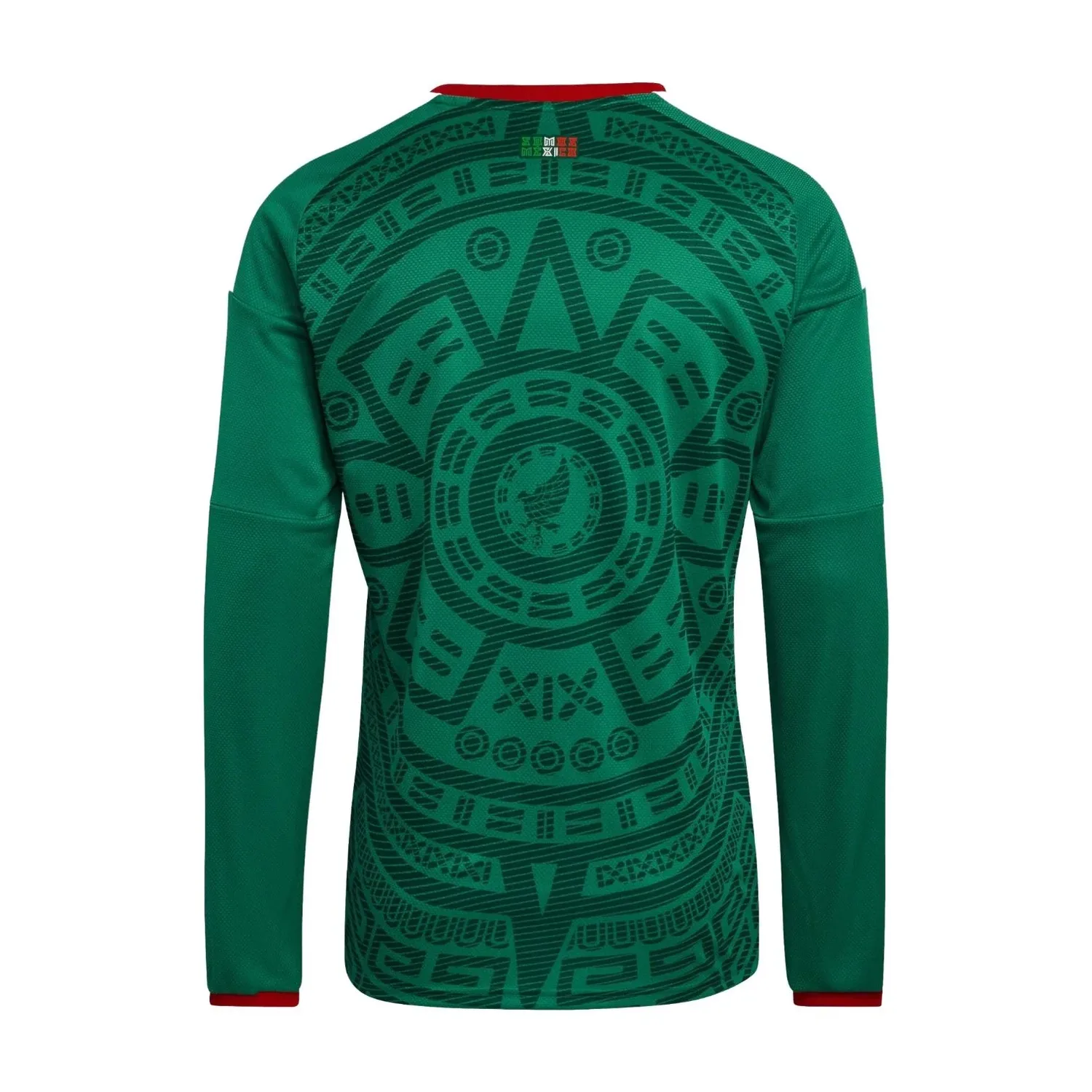 Футболка с длинным рукавом Adidas Mexico 26 Home 'Bold Green' — фото 2