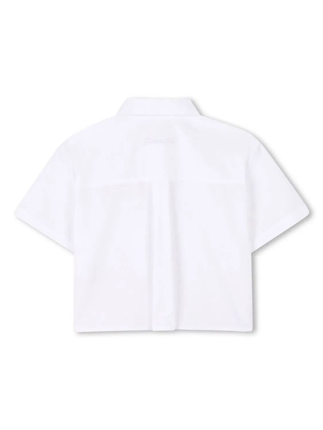 Рубашка с логотипом Givenchy из хлопкового поплина, белый — фото 2