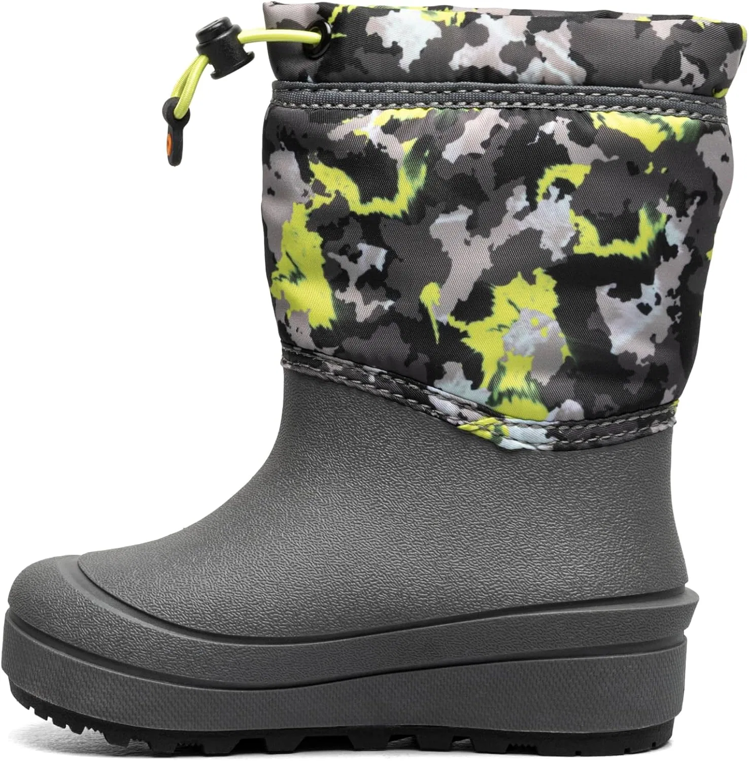 Детские зимние ботинки с камуфляжным принтом Snow Shell BOGS, Gray Multi