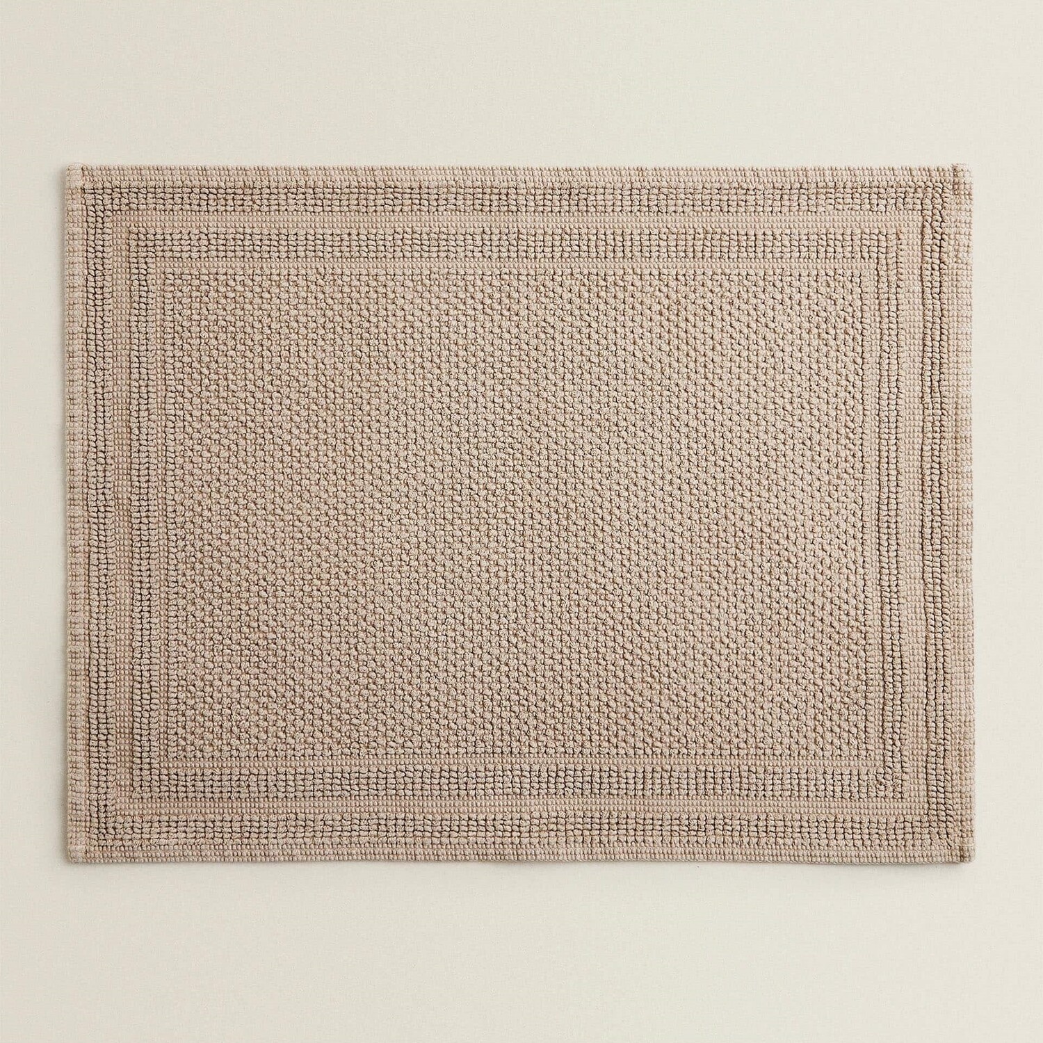 

Коврик для ванной Zara Home Cotton, бежевый