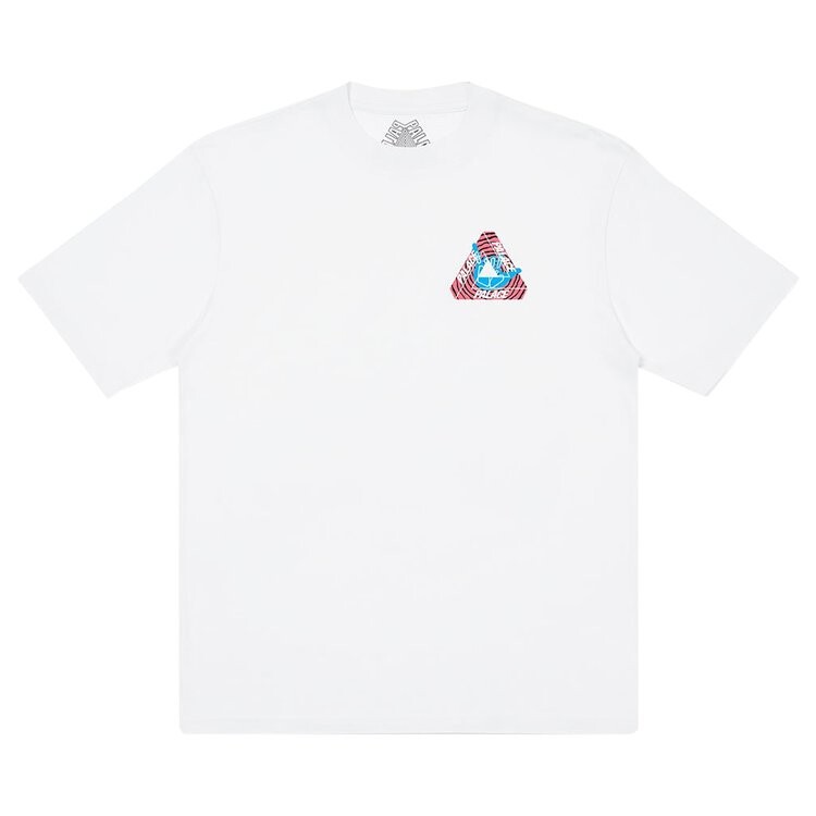 

Футболка Palace Tri-Zooted Shakka T-Shirt 'White', белый