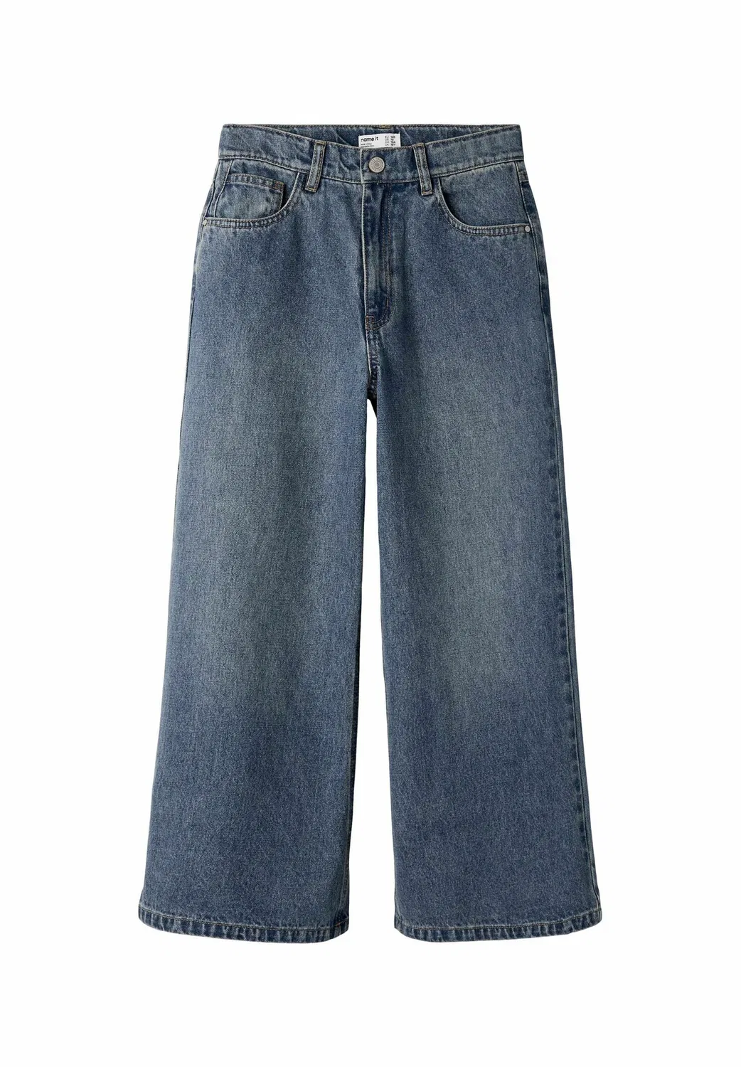 Джинсы-Скейтеры - расклешенные джинсы Name It, Medium Blue Denim — фото 3