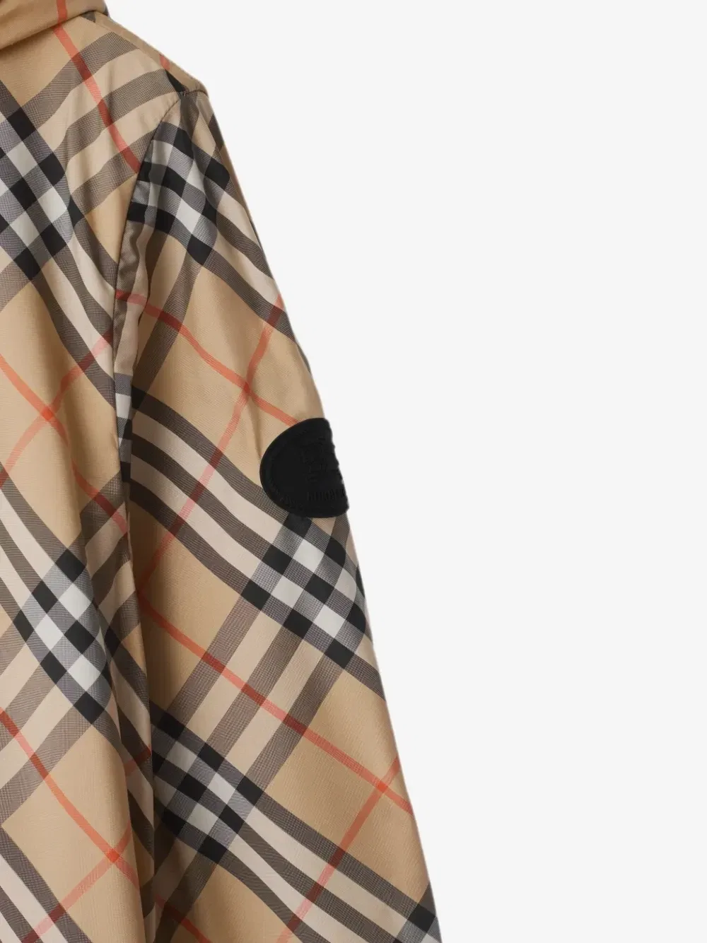 Клетчатая куртка Salcombe с капюшоном BURBERRY, бежевый — фото 2