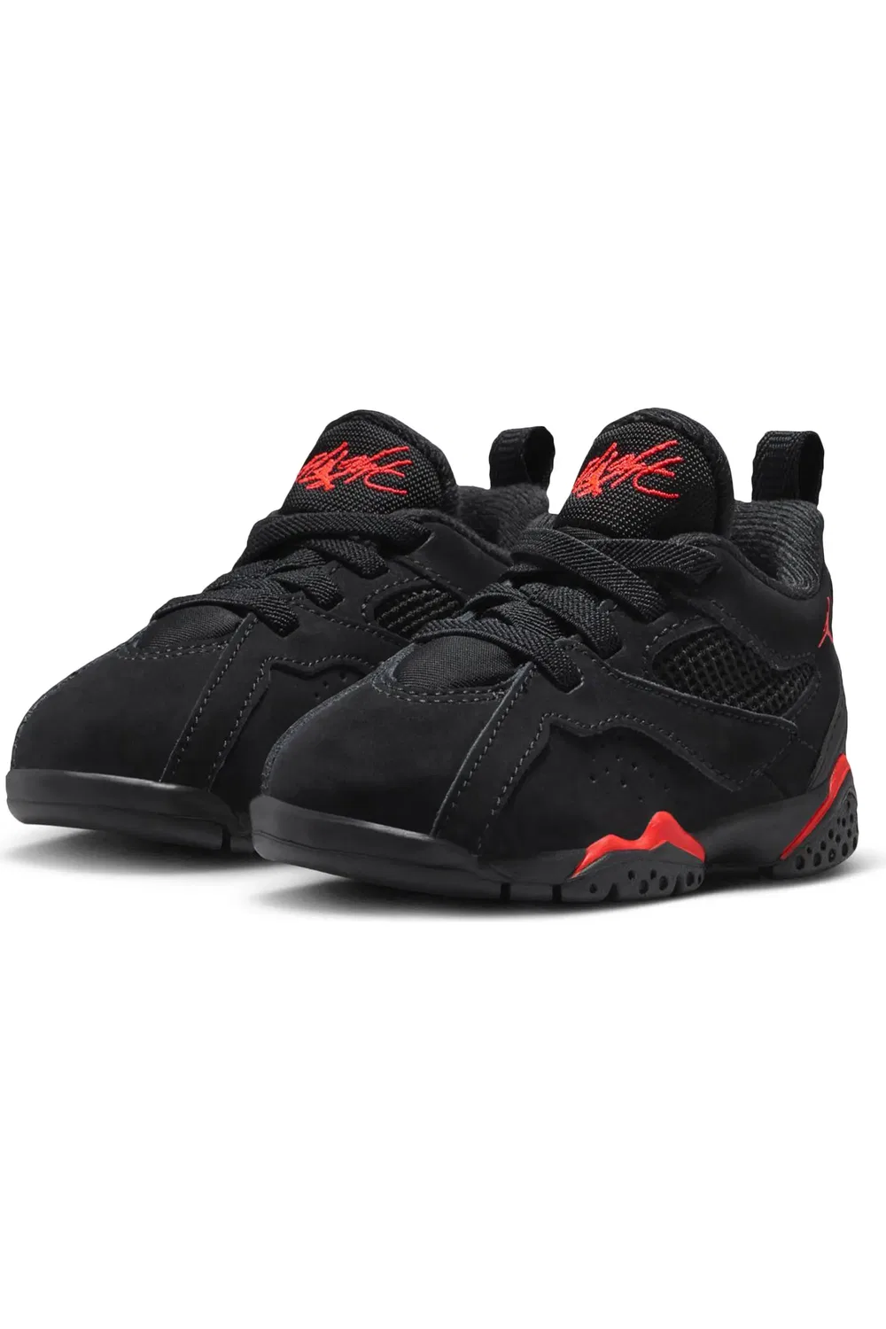Детские кроссовки баскетбольные низкие RM Jordan, Black/Infrared — фото 2