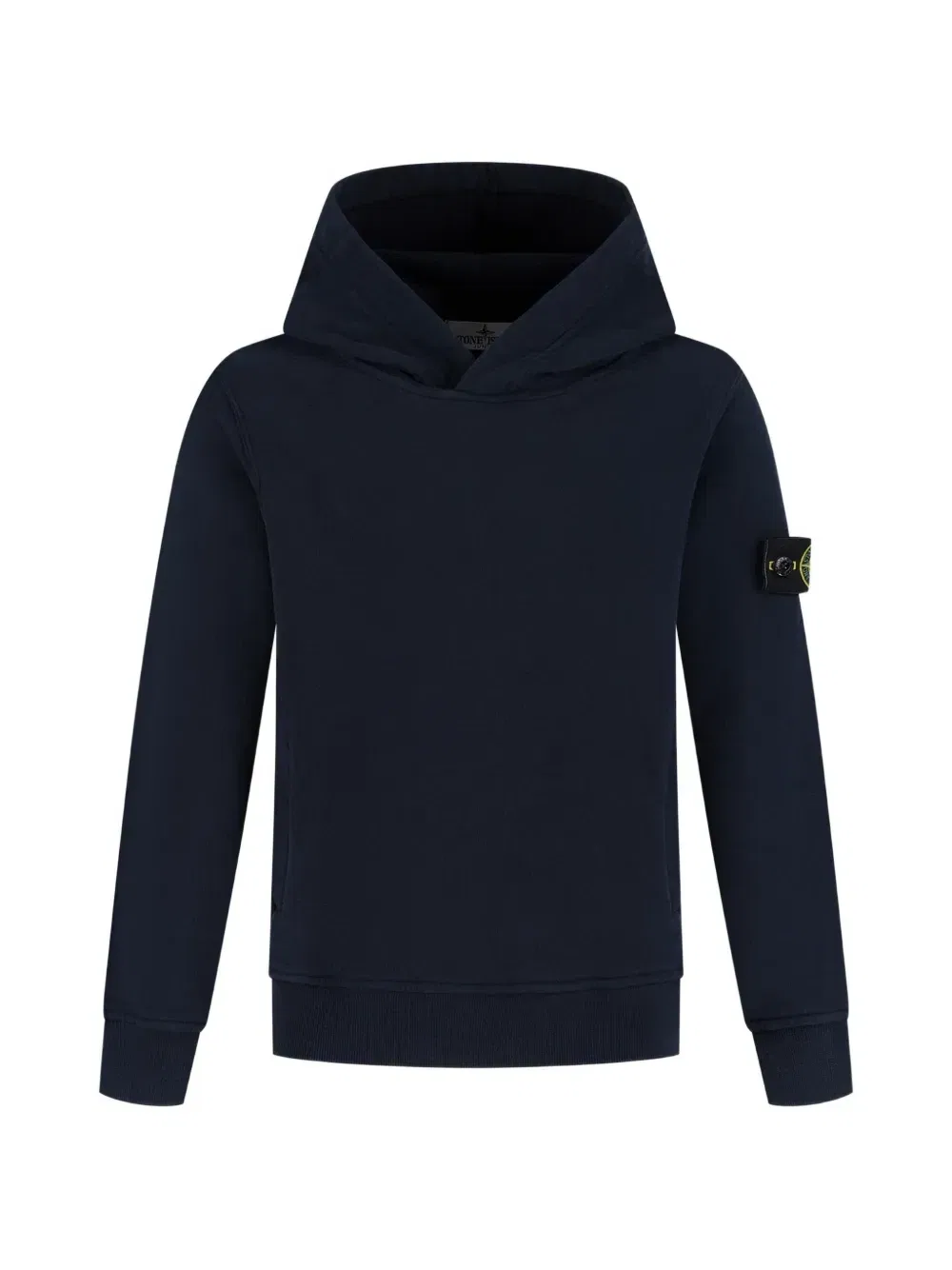 Худи с патчем-компасом Stone Island Junior, синий