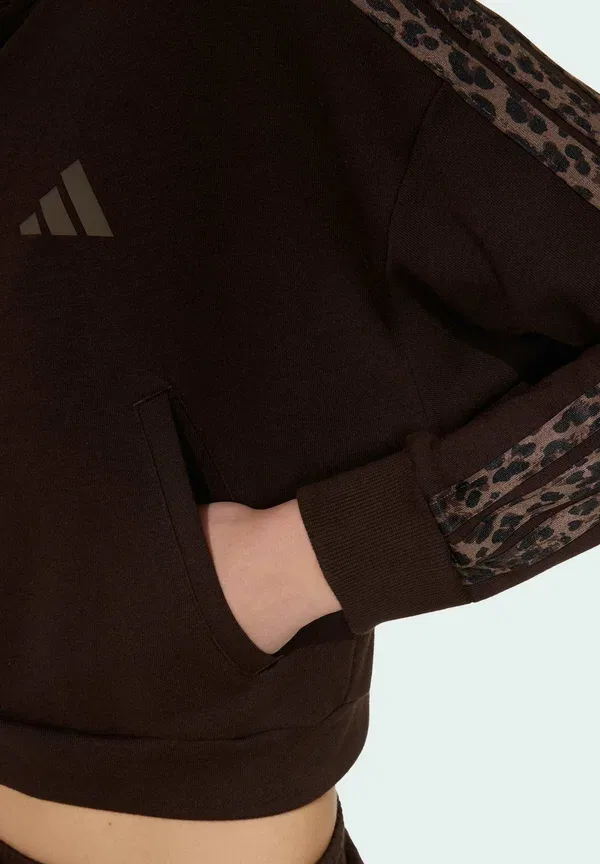 Толстовка на молнии Adidas Sportswear Seasonals Animal Full Zip Hoodie - свитшот на молнии Adidas Performance, мультиколор — фото 4