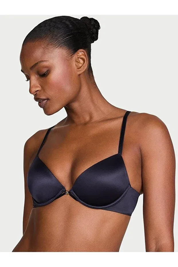 Женский бюстгальтер с принтом Smooth Lightweight Padding Supported Demi Bra Victoria'S Secret, Dark Navy Blue
