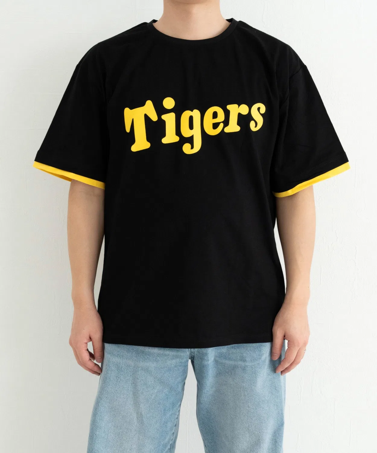 Детская футболка с принтом, с коротким рукавом, модель Parent-Child Number T-Shirt, babybaby, Yellow/Black