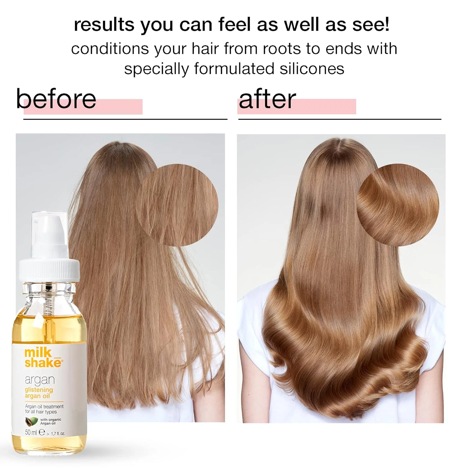 Масло для волос Glistening Argan Oil от milk_shake, 250 мл Milk_Shake — фото 4