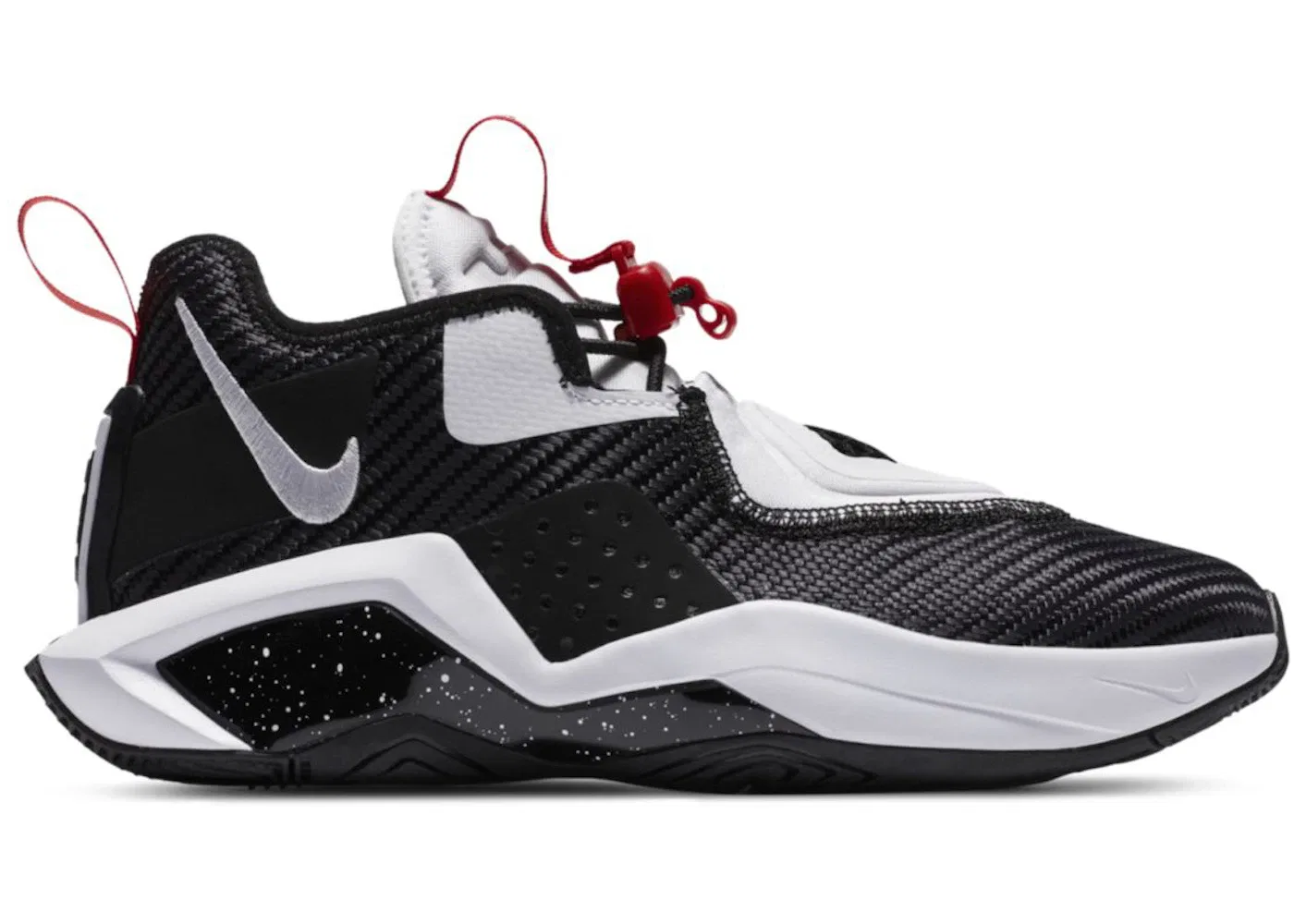 Детские кроссовки для мальчиков Nike LeBron Soldier 14, Black/White/University Red