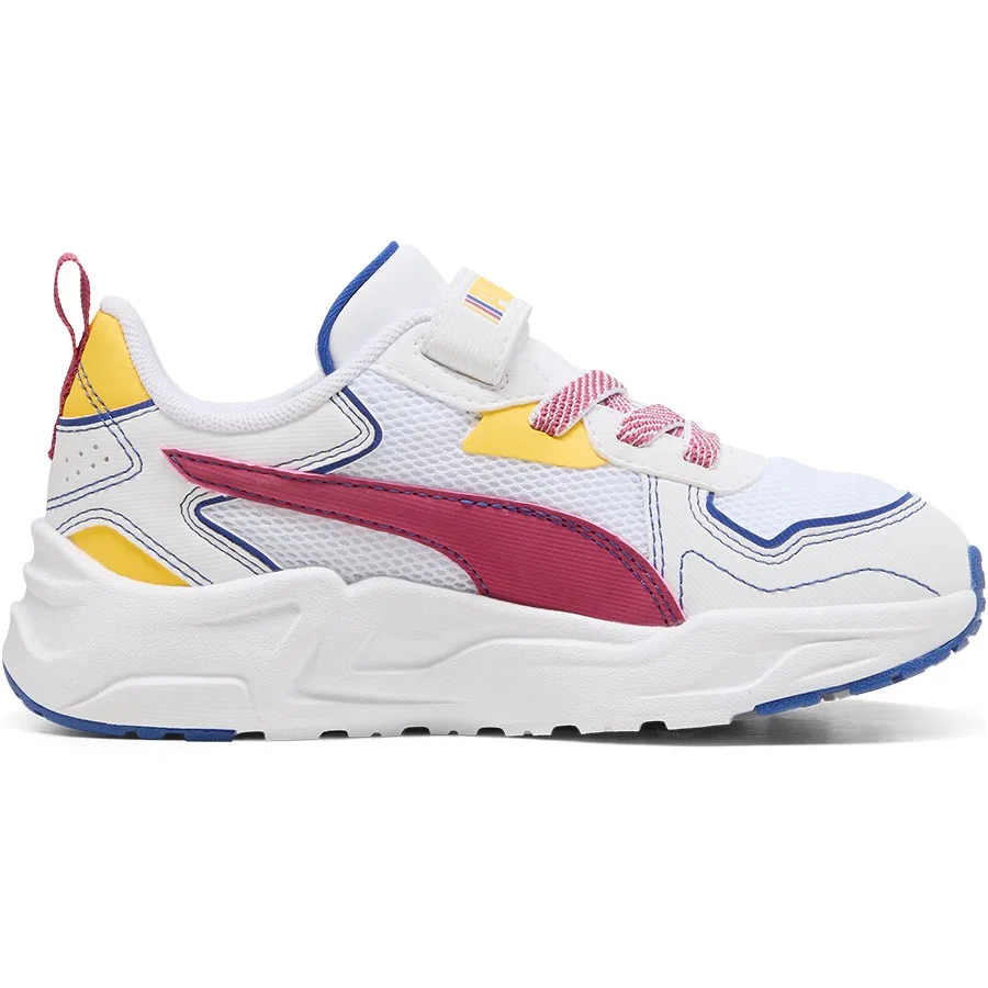 Детские спортивные кроссовки Puma Trinity Lite Starblitz Ac, Бордовый — фото 2