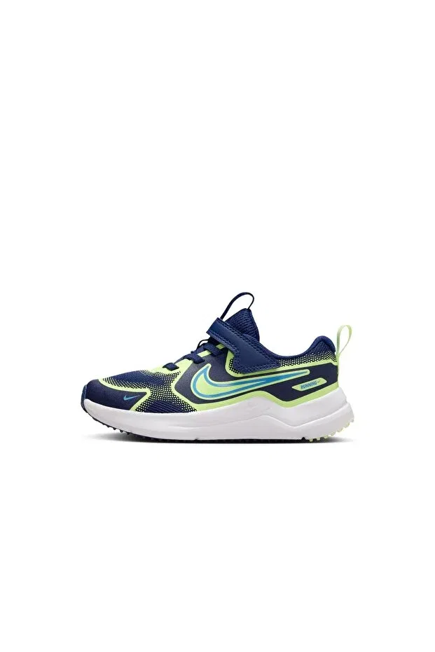 Детские кроссовки для девочек беговые Nike, Blue Void/Univ Blue-Barely Volt