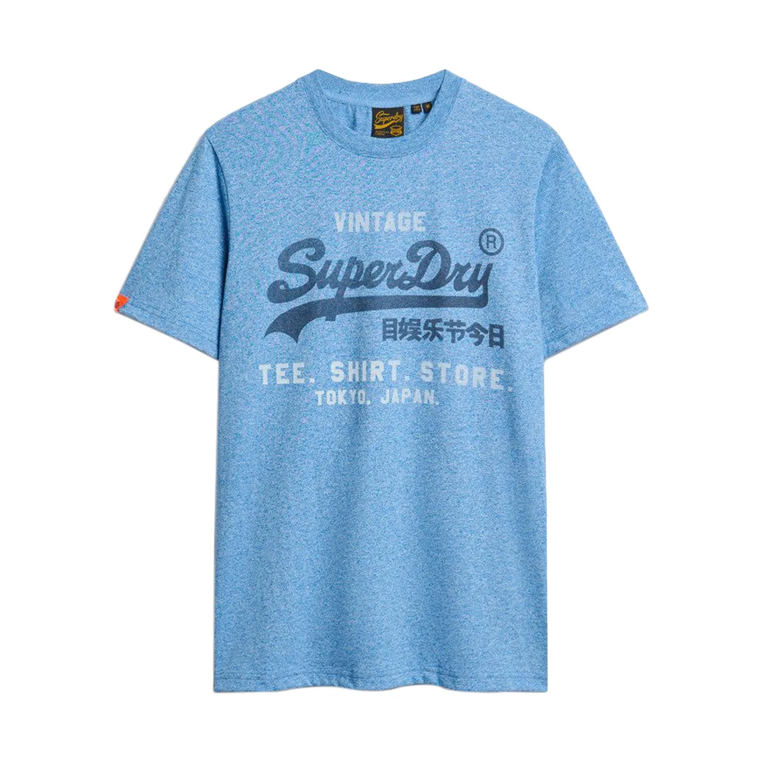 Мужская футболка с принтом Vintage Logo Classic Superdry, Blau