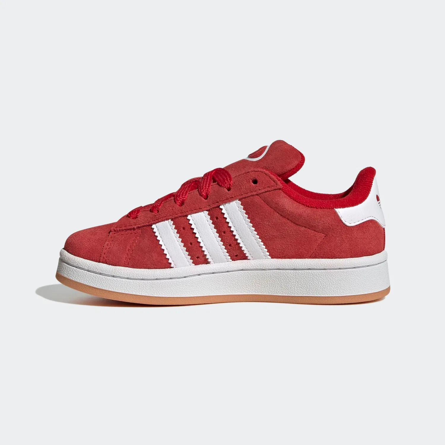 Детские кроссовки с тремя полосками Adidas Originals, Red/White — фото 3