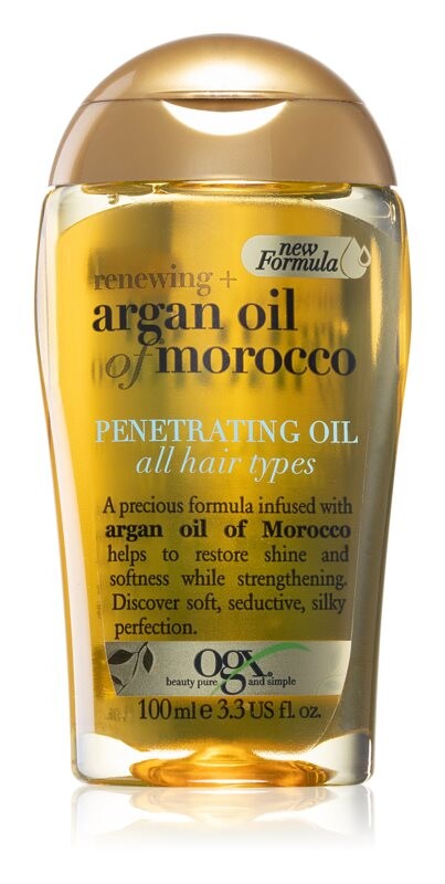 

Питательное масло для блеска и смягчения волос OGX Argan Oil Of Morocco