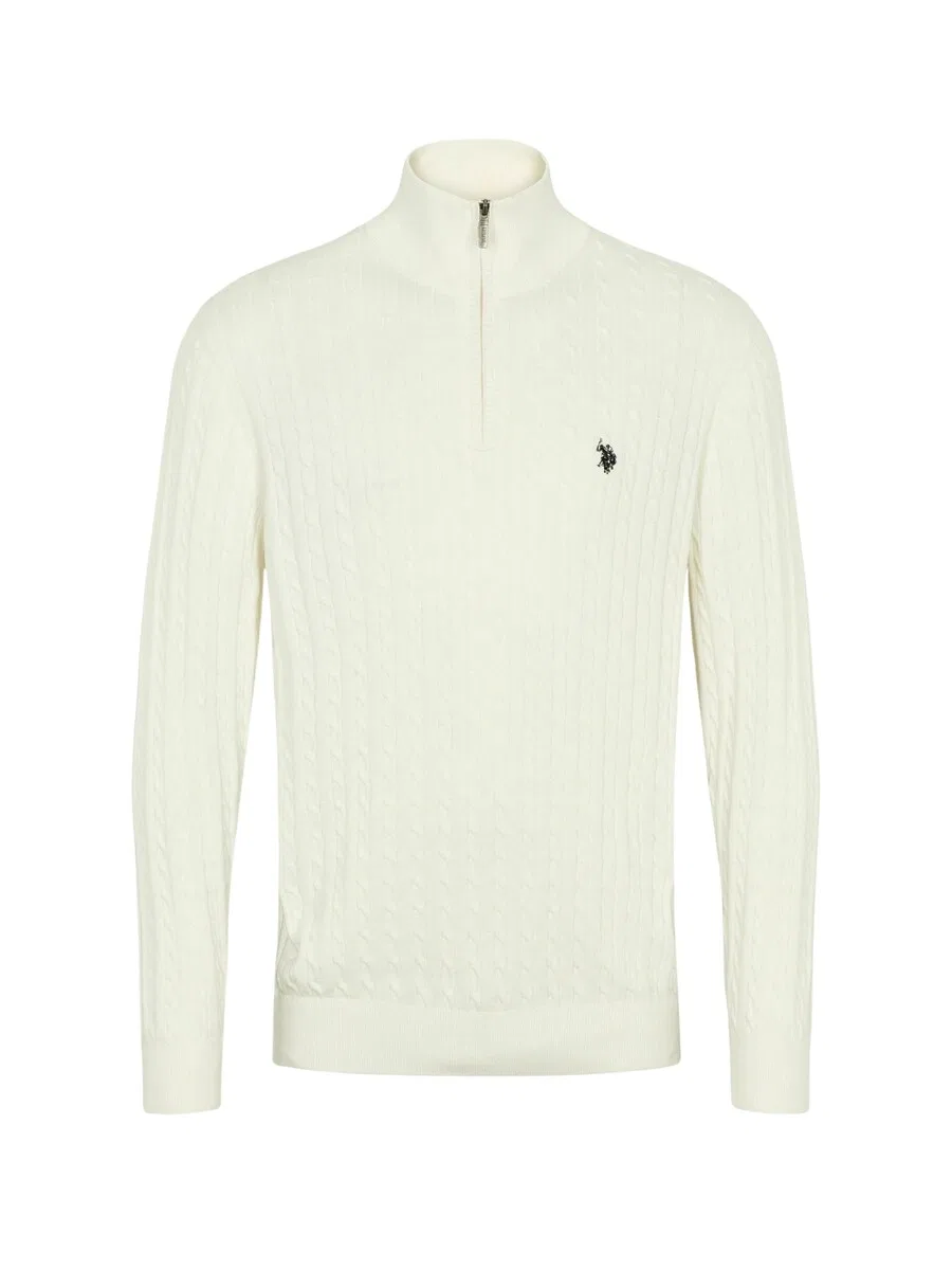 Свитер U.S. Polo Assn. 'UMRomeo' белого цвета