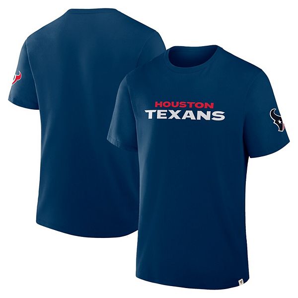 

Мужская футболка houston texans elevated classic legacy цвета navy Fanatics