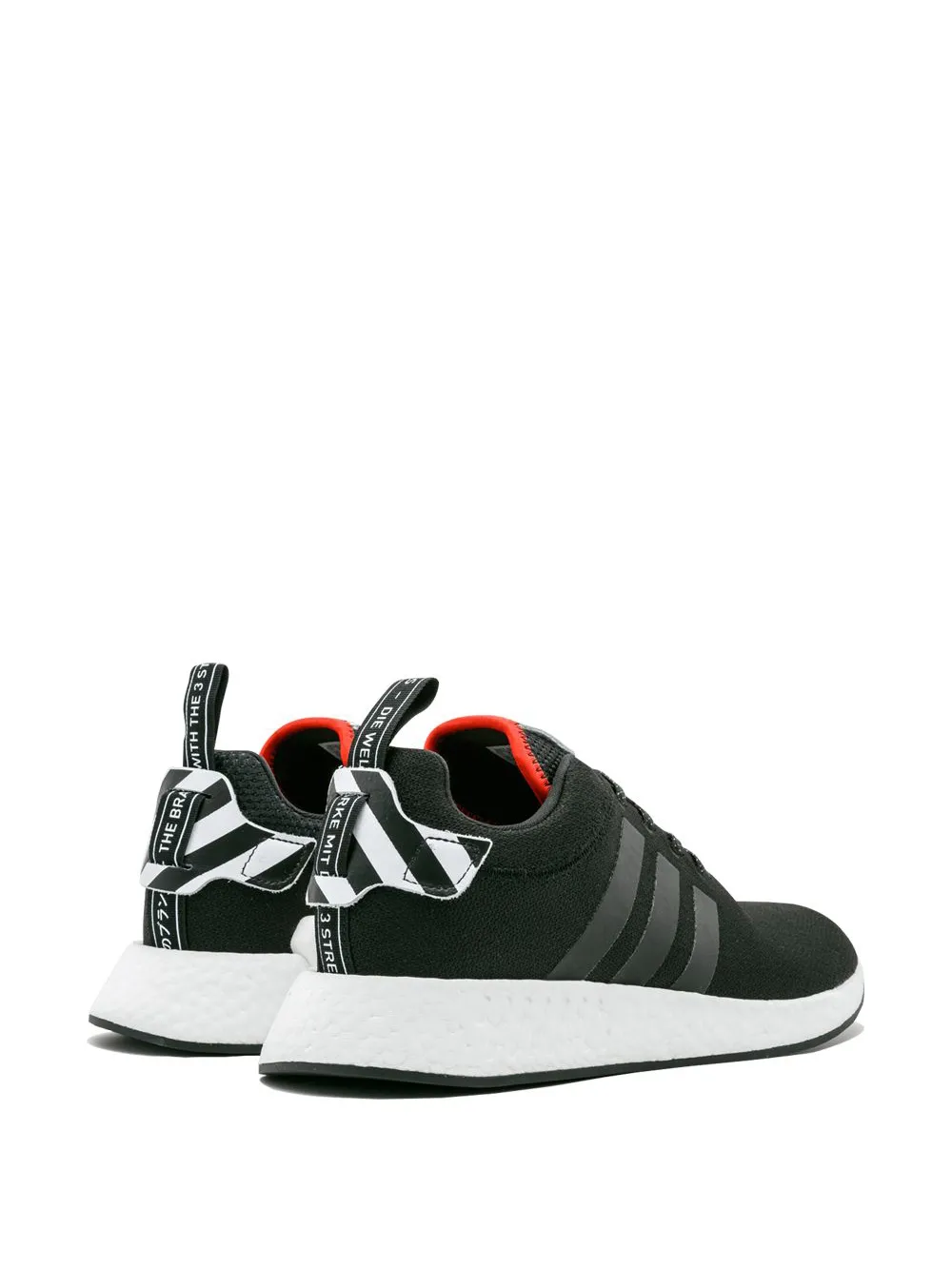 Кроссовки NMD_R2 adidas, черный — фото 3