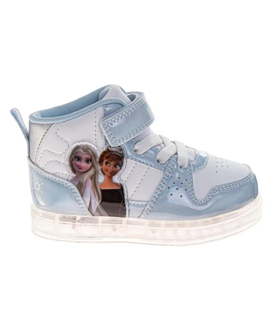 Кроссовки Disney Frozen с принтом, модель Anna and Elsa, Blue White — фото 2