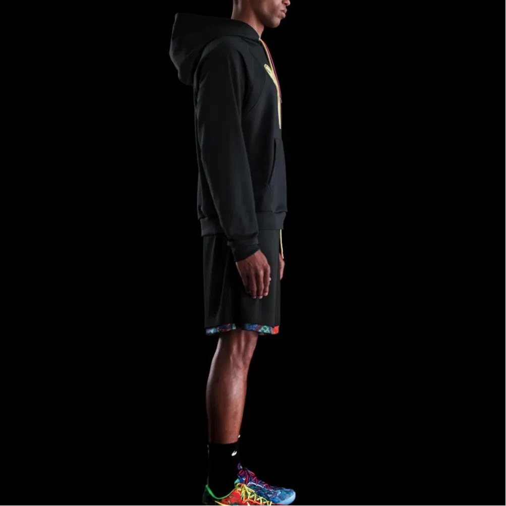 Мужская толстовка с капюшоном средней посадки Nike, Black — фото 4