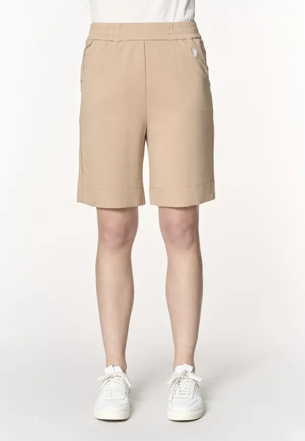 Шорты с эластичной талией U.S. Polo Assn. Beige, бежевый