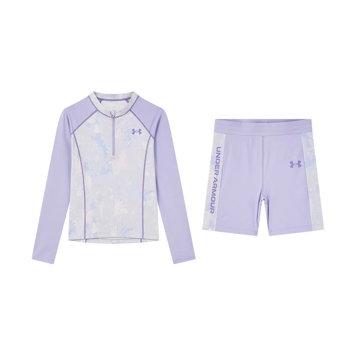 Детский купальник с принтом Lavender All over Print Under Armour, Lavender All over Print