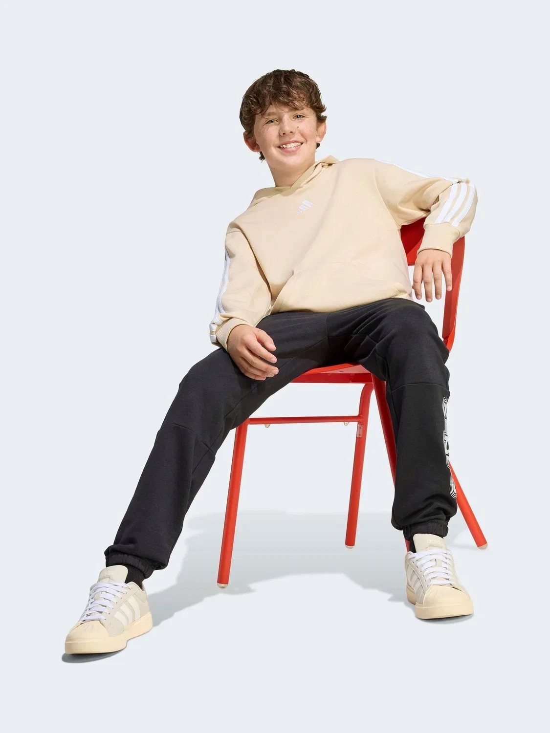 Худи adidas Neutral Essentials для подростков, нейтральный