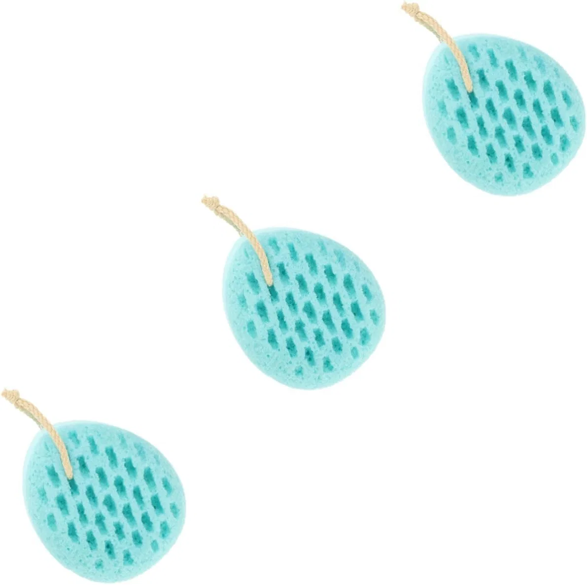 Люфа для душа, 3 шт, ENESEA, 50 г, Bluex3pcs