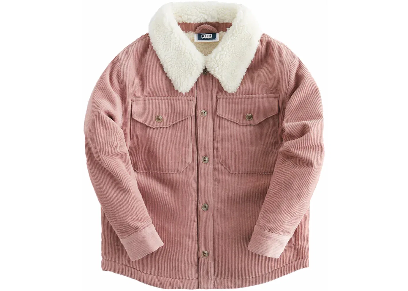 Детский жакет из вельвета Shacket Kith, Dusty Mauve