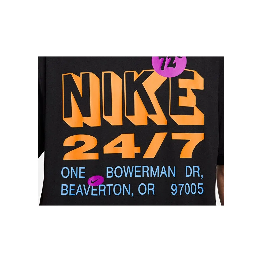 Футболка с коротким рукавом Nike M Nk Df Uv Hyverse Ss Gfx, Черный — фото 4