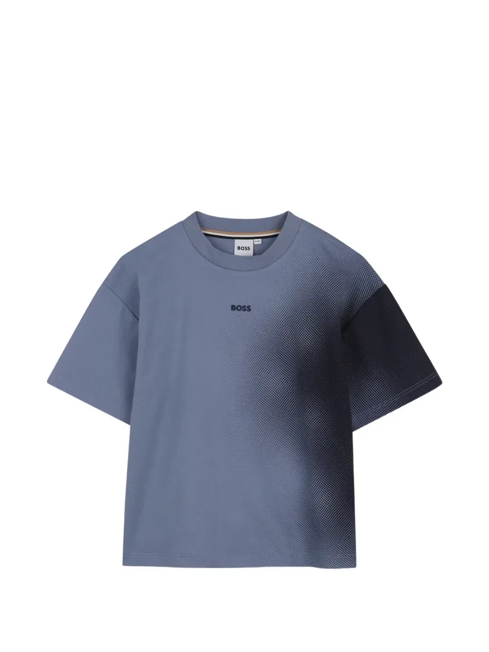 Футболка с эффектом градиента Boss Kidswear, синий