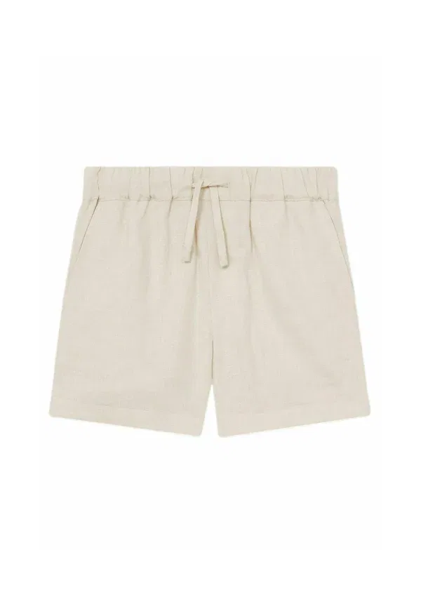 Шорты из льна и вискозы Drawstring Reiss, Stone, цвет stone