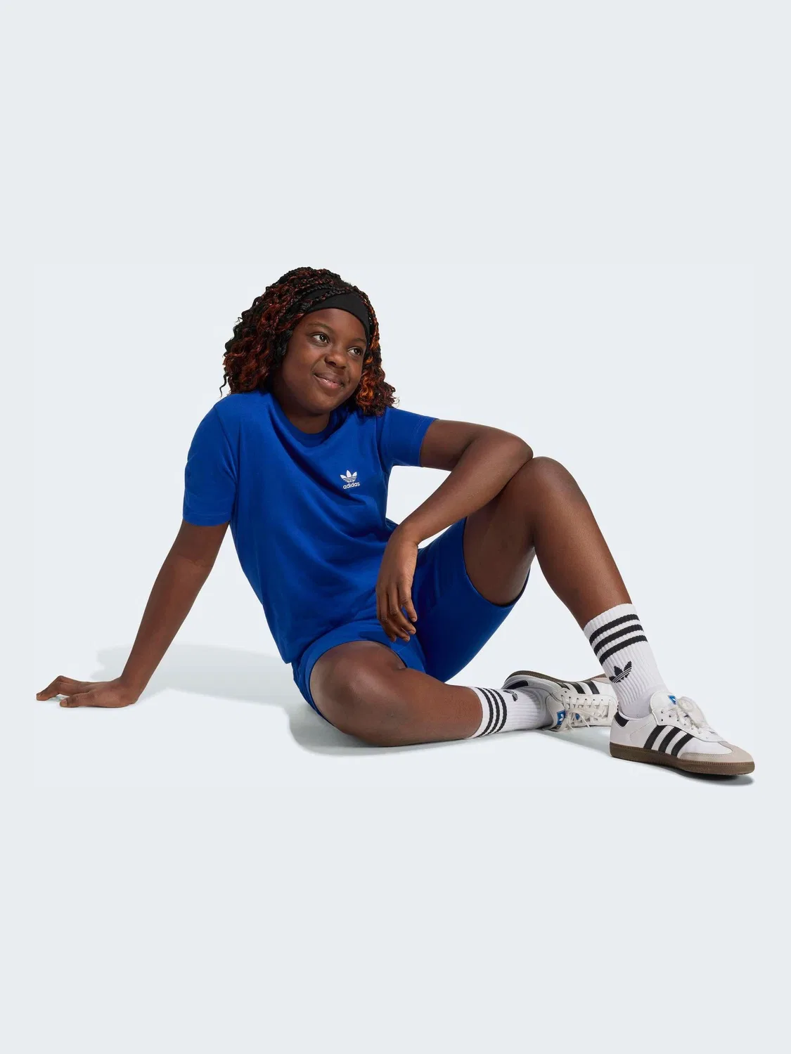 Шорты из флиса, Regular Fit, adidas Originals, синие — фото 3