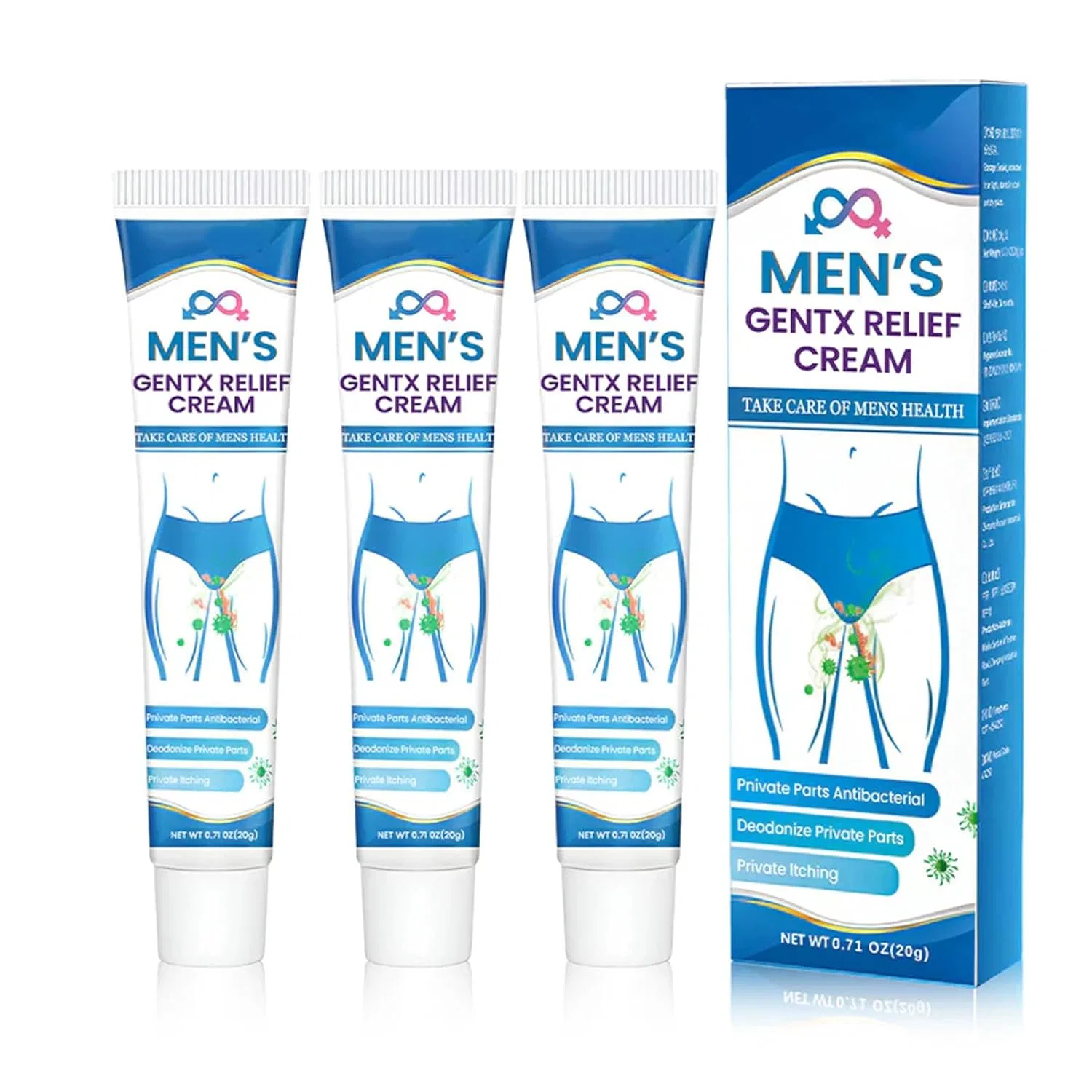Крем для тела мужской, Generisch, 20 г