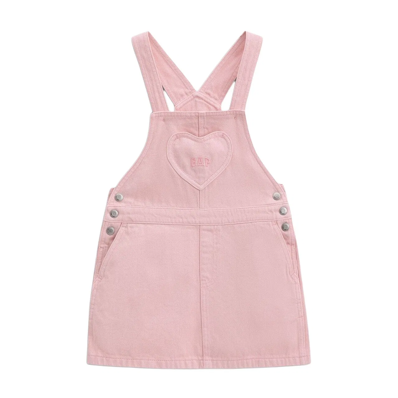 Платье детское с квадратным вырезом, GAP, Pink Washed