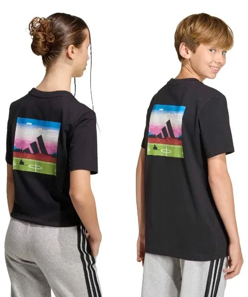 Детская футболка с принтом Gaming Graphic Junior Adidas, Black
