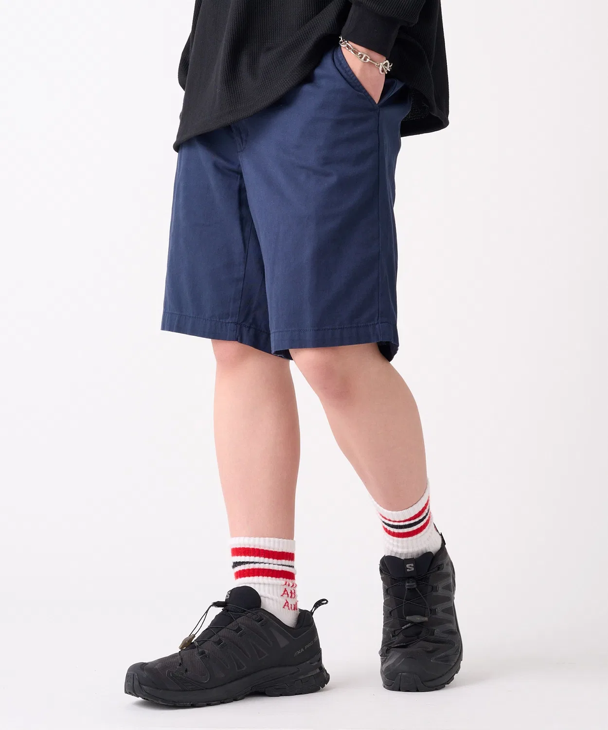 Мужские шорты чинос с длиной выше колена U.S. POLO ASSN., Navy