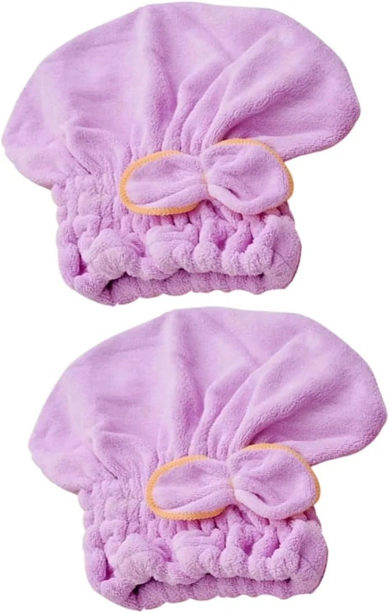 Шапочка для душа Microfibre, Pack of 2, Purple Mikinona