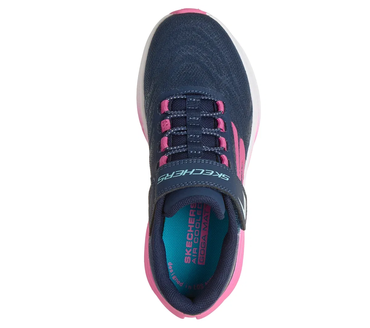 Детские кроссовки Aero Spark Skechers, тёмно-синий/ярко-розовый — фото 2