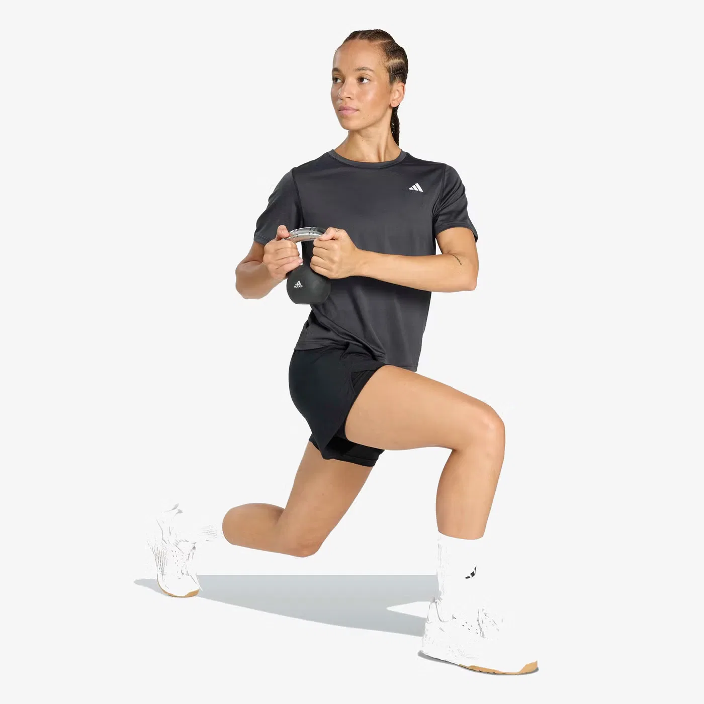 Футболка с коротким рукавом Workout Essentials Adidas, черный — фото 4