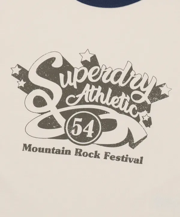Футболка-алкоголичка Festival Ring, Superdry, айвори — фото 4