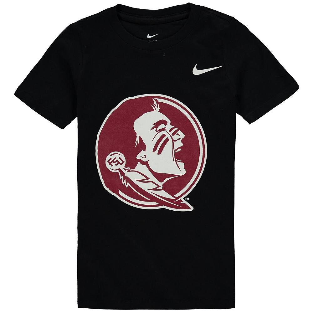 Черная футболка с логотипом Nike для дошкольников Florida State Seminoles, цвет Fsu Black