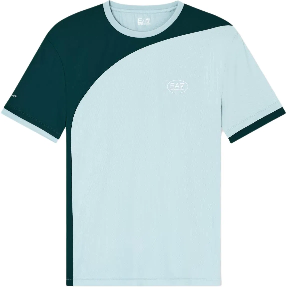 Мужская футболка с коротким рукавом Emporio Armani EA7, Light Blue