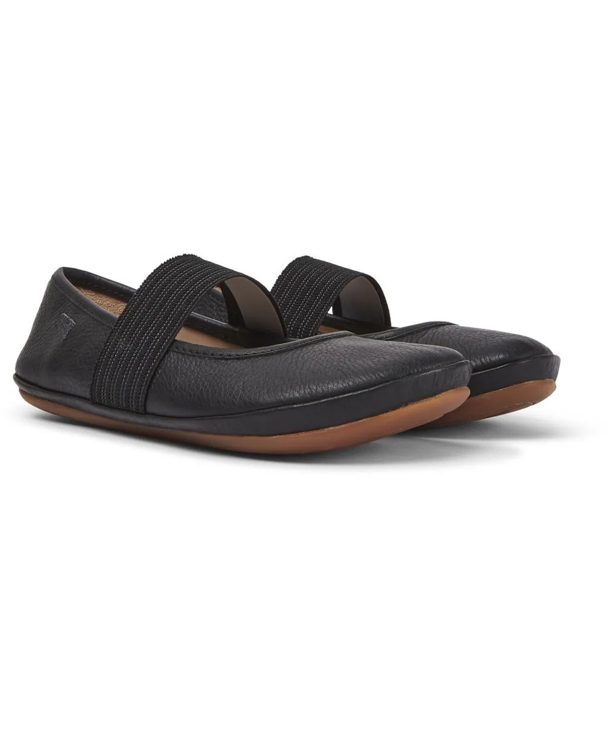 Детские балетки с широкой резинкой, модель RIGHT KIDS CAMPER, Black — фото 2