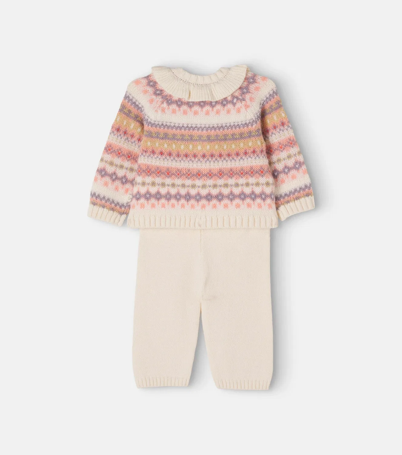 Комплект из кардигана и брюк Baby Papillon Bonton, мультиколор — фото 2