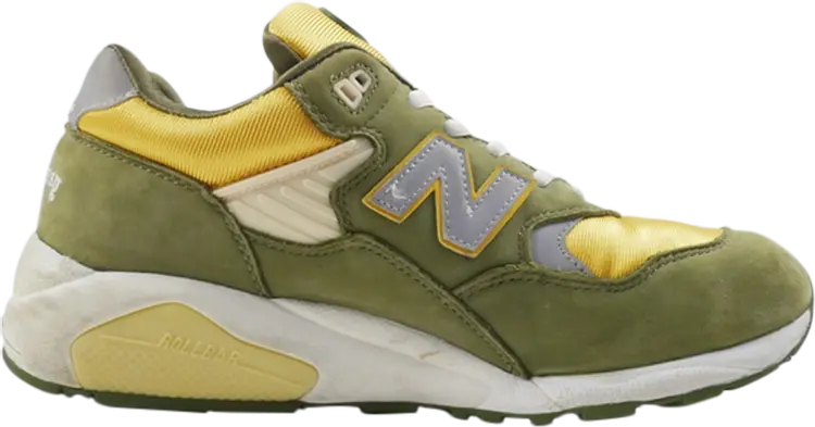 Лимитированные кроссовки New Balance Mt580 'Real Mad Stussy', зеленый — фото 2